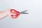 Pelikan griffix Schulschere, Universalschere, Linkshänder, 140mm, orange/rot Vorschaubild