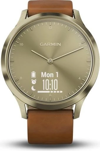 Garmin vivomove HR Premium Aktivitäts-Tracker gold/braun
