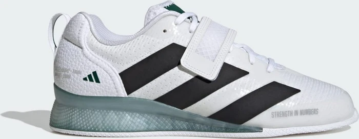adidas Adipower 3 cloud white/core black/collegiate green