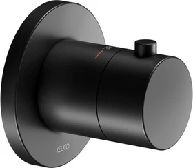 Keuco IXMO 59553 Comfort Thermostat rund schwarz matt