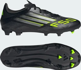 adidas F50 League FG/MG core black/iron metallic/lucid lemon