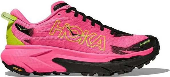 Hoka Mafate 5 neon rose/black (Damen)