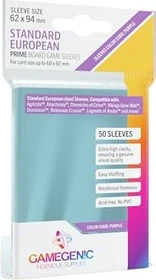 Gamegenic Prime Board Game Sleeves Purple transparent, 50 Stück