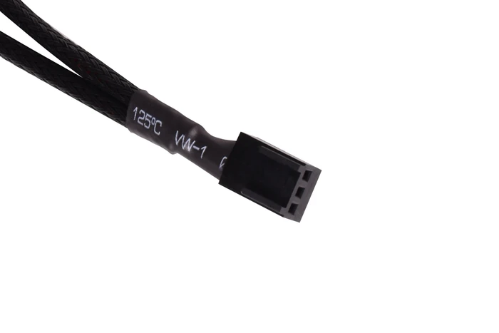 Alphacool 3-Pin auf 2x 3-Pin Verteiler, 60cm, schwarz