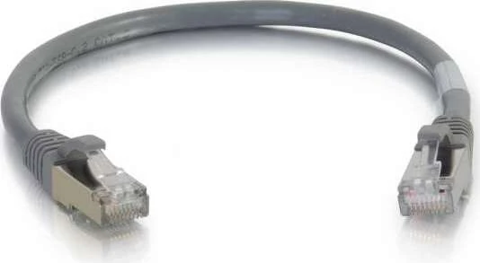 C2G Patchkabel, Cat6a, S/FTP, RJ-45/RJ-45, 1m, grau