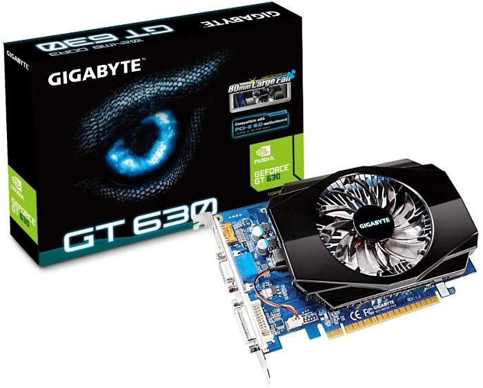 GIGABYTE GeForce GT 630, 1GB DDR3, VGA, DVI, HDMI