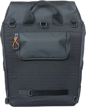 Basil Miles Tarpaulin Backpack Gepäcktasche schwarz/orange