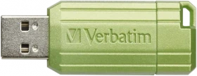 Verbatim Store 'n' Go PinStripe 64GB Eucalyptus Green, USB-A, USB 2.0