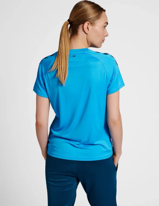 hummel Core XK Funktionsshirt kurzarm blue danube (Damen)
