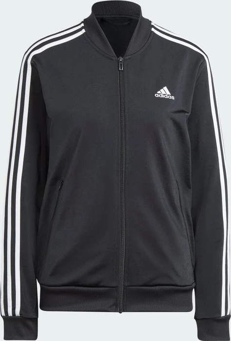 adidas Essentials 3-Streifen Trainingsanzug schwarz/weiß (Damen)