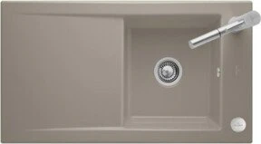 Villeroy & Boch Timeline 50 Einbau Becken reversibel mit Ablauffernbedienung timber