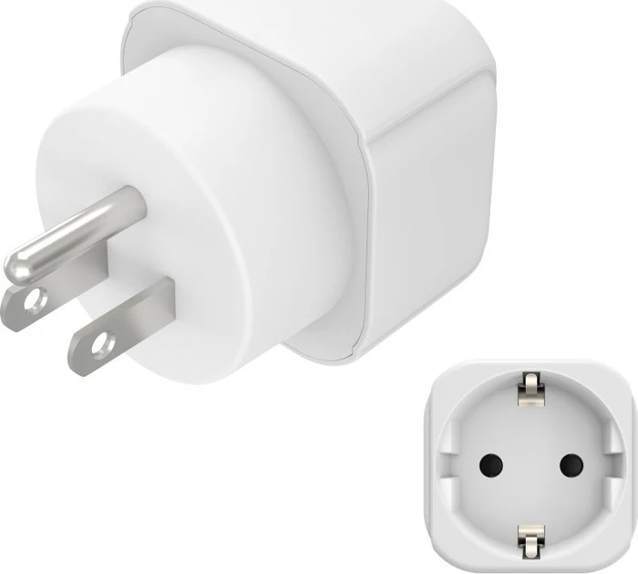 Hama Reiseadapter USA, Kanada, Karibik, Japan und Ostasien Typ B, 3-polig, weiß