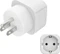 Hama Reiseadapter USA, Kanada, Karibik, Japan und Ostasien Typ B, 3-polig, weiß Vorschaubild
