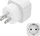 Hama Reiseadapter USA, Kanada, Karibik, Japan und Ostasien Typ B, 3-polig, weiß (00223438)