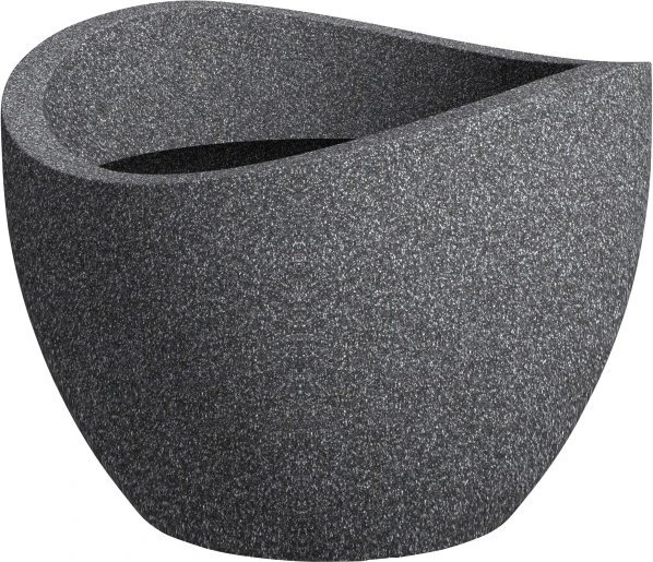 Scheurich Wave Globe 50cm schwarz-granit