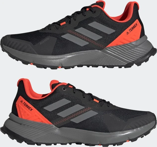 adidas Terrex Soulstride core black/grey four/solar red (Herren)