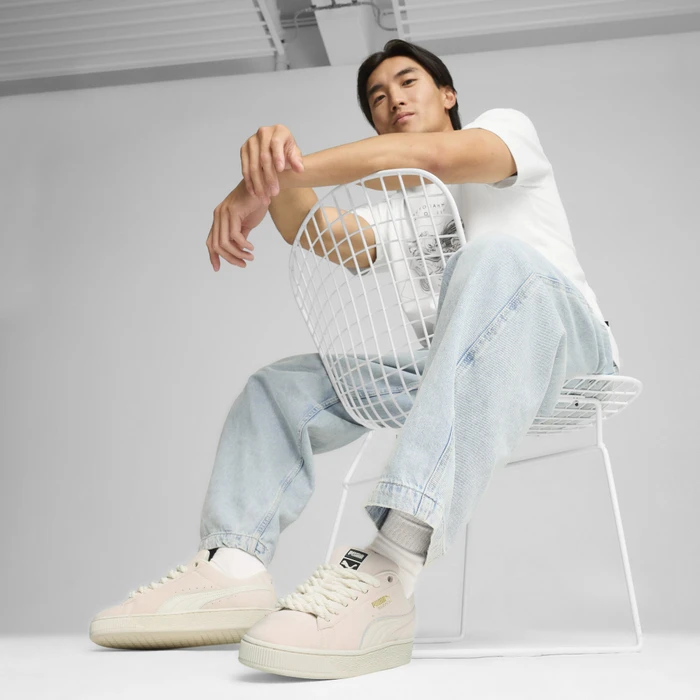 Puma Suede XL Rope warm white/island pink