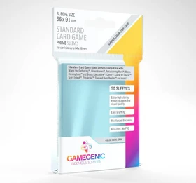 Gamegenic Prime Board Game Sleeves Gray transparent, 50 Stück