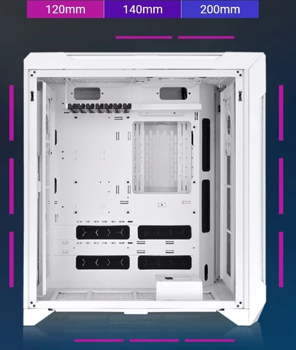 Thermaltake CTE C700 Air Snow, weiß, Glasfenster