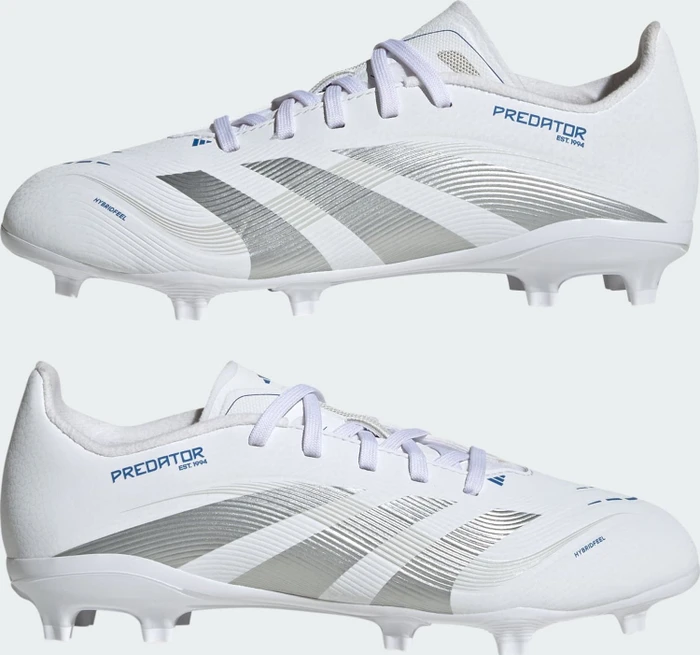 adidas Predator League FG/MG cloud white/silver metallic/bright royal (Junior)
