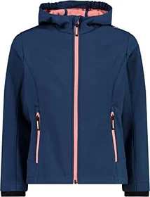 CMP Softshell Melange Fix Hood Funktionsjacke blue inchiostro (Junior)