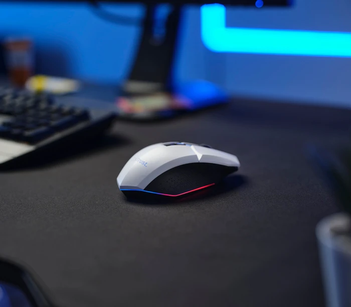 Trust Gaming GXT 110W Felox Wireless Gaming Mouse weiß, USB