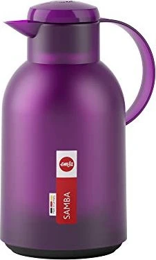 Emsa Samba Isolierkanne quick press 1.5l aubergine transluzent
