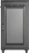 Lanberg 19" Rackschrank 22HE, freistehend, Flat Pack, Gitternetztür, IP20, RAL 9004, 1000mm tief Vorschaubild