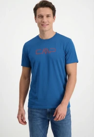 CMP Rundausschnitt Logo Funktionsshirt kurzarm pacific (Herren)