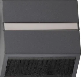Gira Abdeckhaube steckbar mit Adapterrahmen, anthrazit