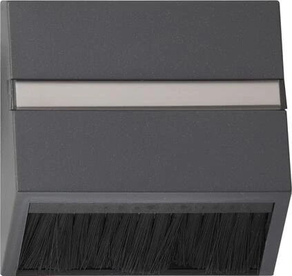 Gira Abdeckhaube steckbar mit Adapterrahmen, anthrazit