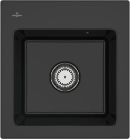 Villeroy & Boch Subway 45 XS Einbau Becken mittig pure black