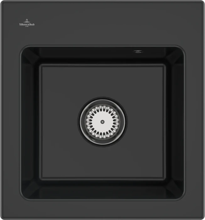 Villeroy & Boch Subway 45 XS Einbau Becken mittig pure black