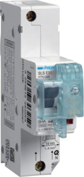 Hager SLS-Schalter 1 polig E-Charakteristik 32A