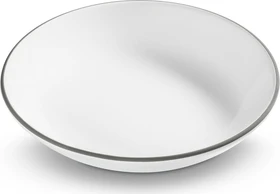 Gmundner Keramik Grauer Rand Suppenteller 20cm