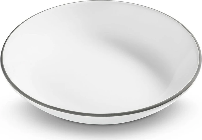 Gmundner Keramik Grauer Rand Suppenteller 20cm
