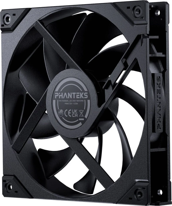 Phanteks M25G2-140 Black, schwarz, 140mm, 3er-Pack