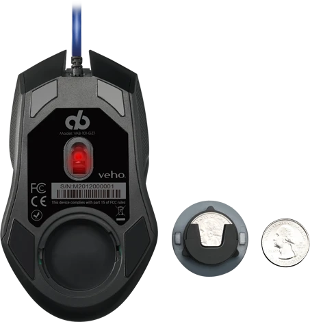 Veho Alpha Bravo GZ1 Gaming Mouse, schwarz, USB