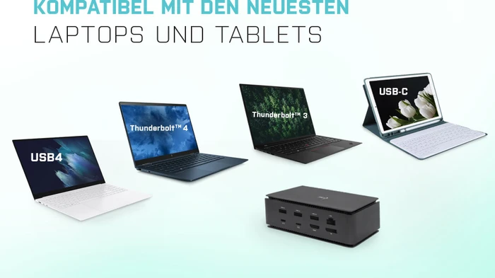 i-tec USB4 Metal Docking Station Dual 4K HDMI DP, USB PD 80W, USB4 [Buchse]