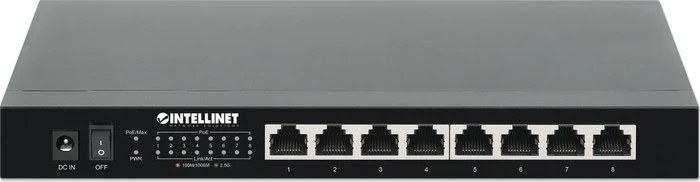 Intellinet Desktop 2.5G Switch, 8x RJ-45, 100W PoE+
