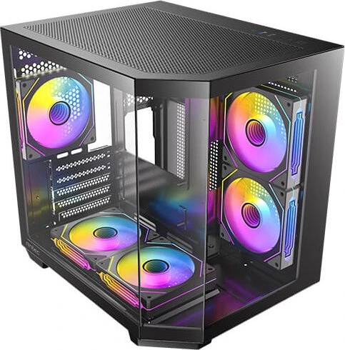Antec CX M2 ARGB, schwarz, Glasfenster