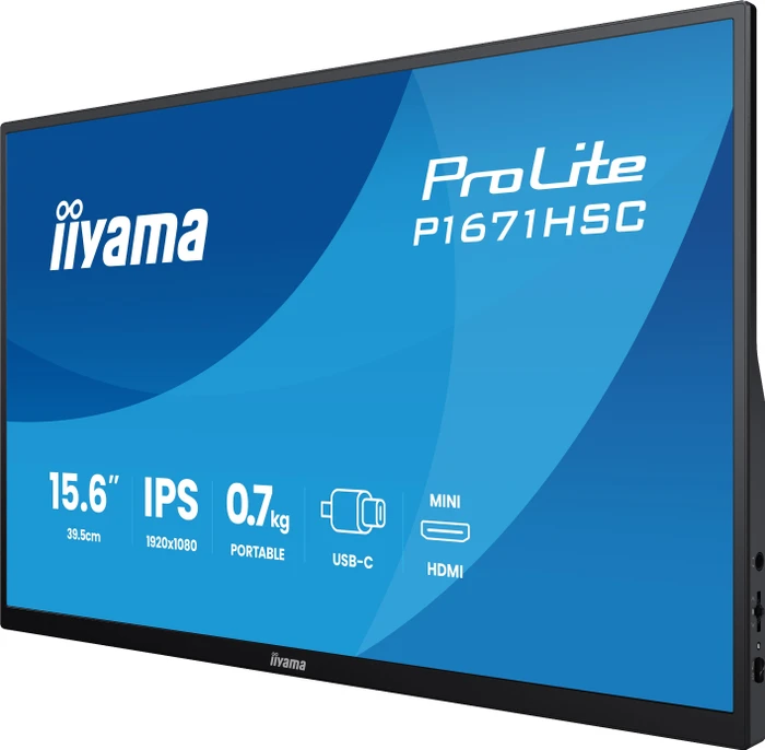 iiyama ProLite P1671HSC-B1, 15.6"