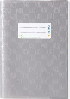 Herma Heftschoner Kunststoff, A5, grau, 25er-Pack