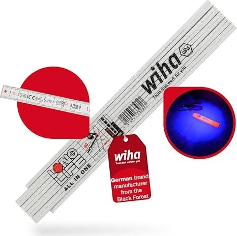 Wiha Longlife All in One Gliedermaßstab 2m weiß