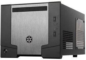 SilverStone Sugo SG07 schwarz, Acrylfenster, Mini-ITX, 600W ATX