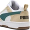 Puma Rebound V6 Low toasted almond/emerald ice/puma white Vorschaubild