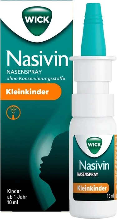 Nasivin Dosierspray ohne Konservierungsmittel für Kleinkinder 0.025%, 10ml
