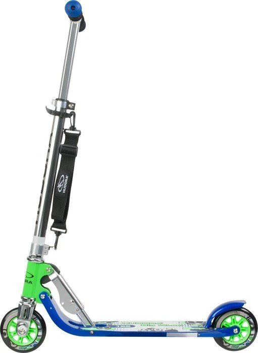 Hudora Big Wheel 125 Scooter blau/grün