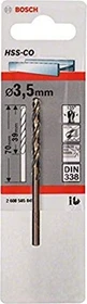 Bosch Professional HSS-Co Spiralbohrer, 3.5x39x70mm, 1 Stück