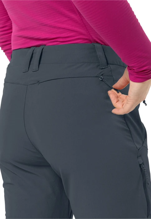 Jack Wolfskin Glastal Winter Hose lang graphite/cool grey (Damen)